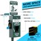Emma and Oliver Kirk Pet Waste Station with Glow in the Dark Sign, Bag Dispenser, Hand Sanitizer & Trash Can with Lid - Includes 400 Pull Out Bags & 50 Can Liners